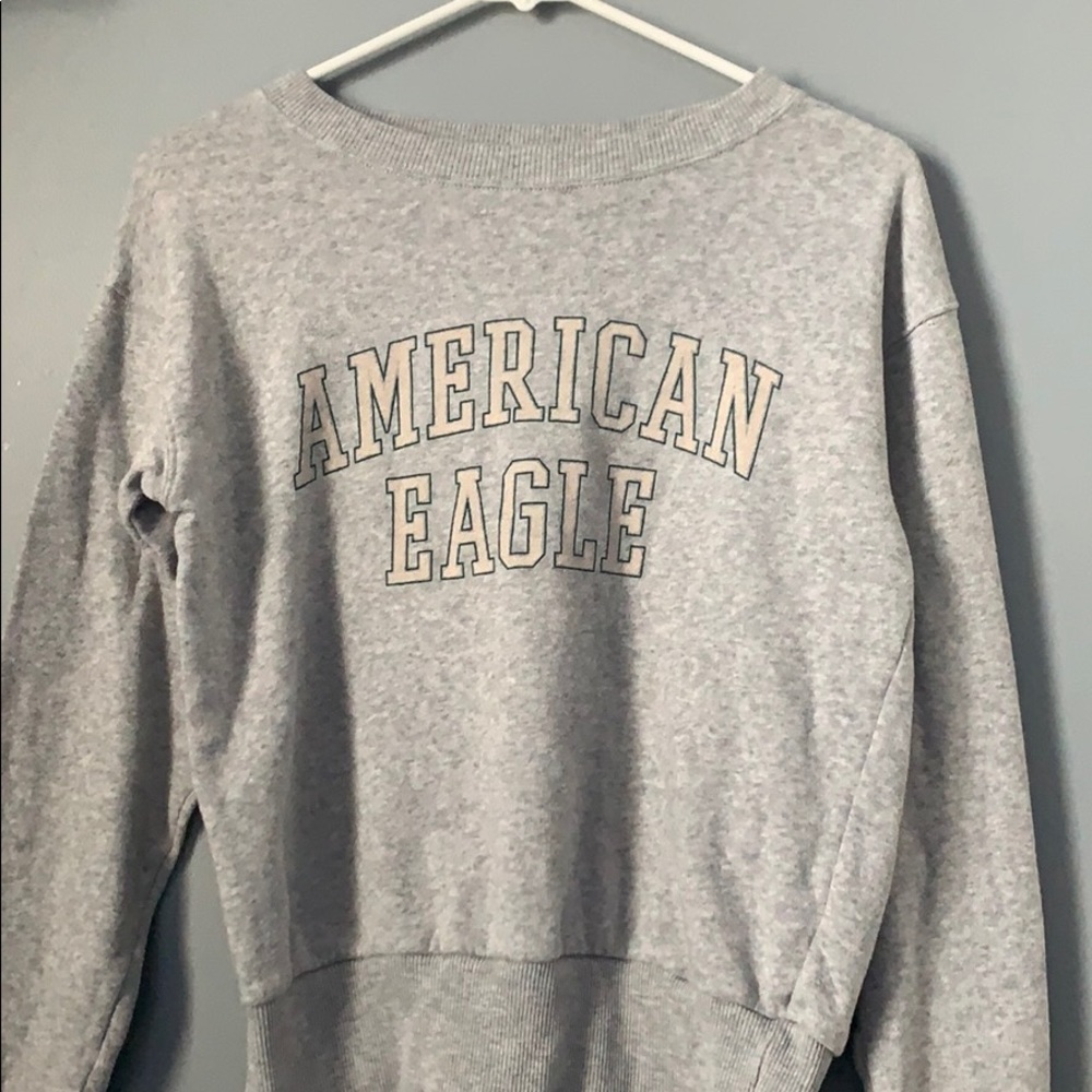 Grey Sweatshirt American Eagle